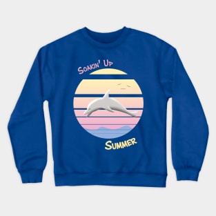 Summer Dolphin Crewneck Sweatshirt